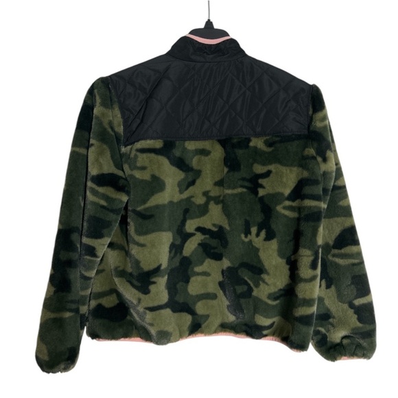 Rails Wesley Green Black Camo Zip Up Jacket Size L - Picture 2 of 12